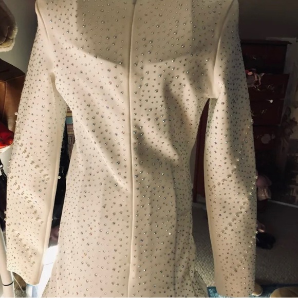 White sequinned party dress - Picture 4 of 5